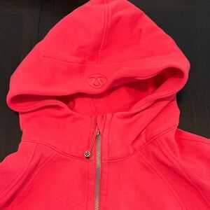 Lululemon pink crop hoodie